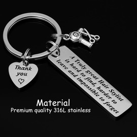 AHAETH Hair Stylist Keychain Hairdresser Gift Cosmetician Graduation Gifts Barber Keyring Inspirational Hairstyliest Jewelry Hair Stylist Appreciation Gift Beautician Graduation Gifts for Hairdresser