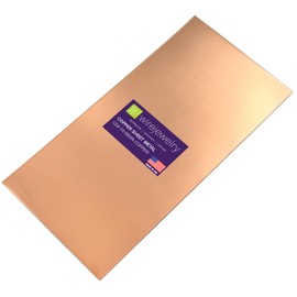 30 Gauge 0.010 Dead Soft Copper Sheet Metal - 6x12 Inch