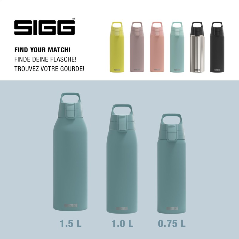 SIGG - Stainless Steel Drinking Bottle - Shield One Morning