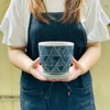 Spice CCGH1830BL Flower Pot Relief Planter, Triangle, No. 3, Diameter