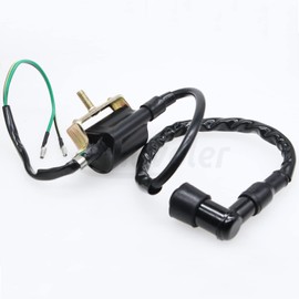 Amavoler 2 PCS Ignition Coil Parts Fit for Coolster 125cc 3050B ATV-3050B 3050 B3050A 110cc Kids 4 Quad Four Wheeler Roketa Baja Kazuma Meerkat 50cc Falcom 110cc 70cc Chinese Quad ATV Dirt Bike.