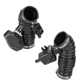 WMPHE Left & Right Side Intake Hose Compatible with Infiniti FX35 Base Sport 2009-2012, Intake Boot Tube Outlet Duct Replacement for 16576-1CB1A 16576-1CB0A- 2PCS
