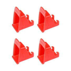 YUUSIKCO 4 Einführhilfen für Autositze, Autositz-Befestigungssysteme, Kindersitz-Haltevorrichtung, Kindersitz-Halterung mit ISOFIX-Anschluss, rot