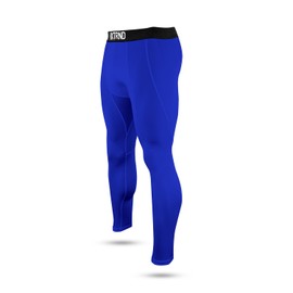 Nxtrnd Men's Compression Pants, Tights Leggings for Sports (Blue, Small)