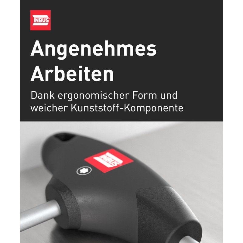TORX® T-Handle Screwdriver TX10, with HybridTouch - Made in Germany