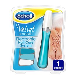 SCHOLL Velvet Nail Care Electronic Pedicure Kit