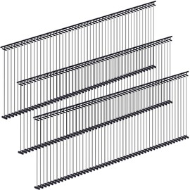 WHTCHSU 2 inch Standard Tagging Gun Fasteners, 2000pcs Clothing Tag Barbs Attachments Price Label for All Standard Price Tag Gun （Black）