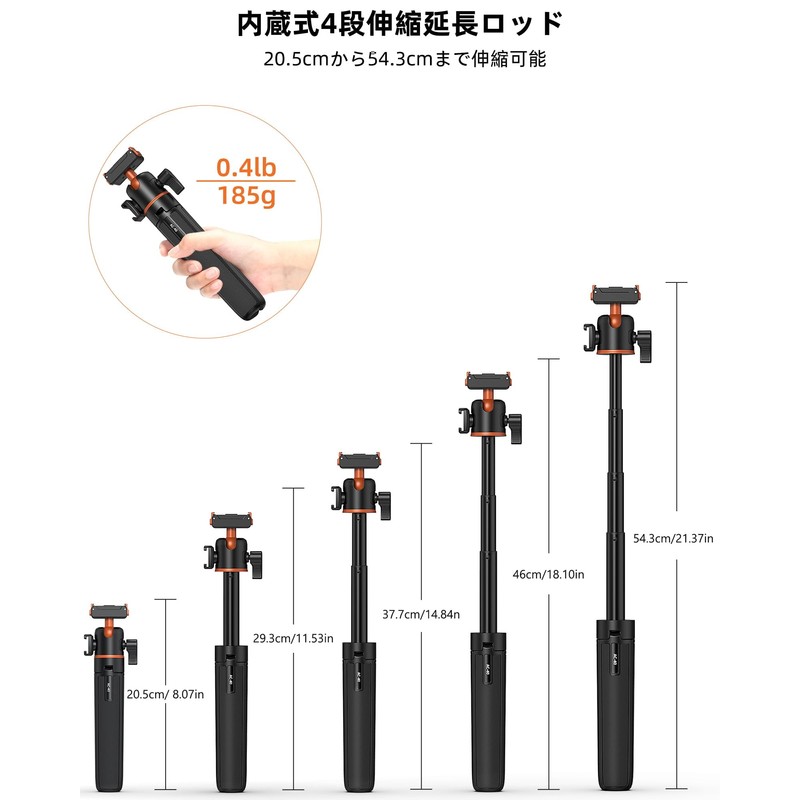 Tripod for DJI Osmo Action 5 Pro 4 3 Selfie