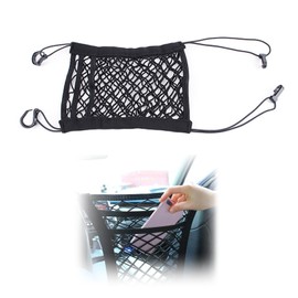 AONAYO 3 Schichten Auto Organizer,Netztasche FüR Die RüCkenlehne Auto ZubehöR Innenraum,RüCksitzsicherung,Haustier-Isolationsnetz Im GepäCknetz,Kann GegenstäNde Platzieren Und Haustiere Isolieren