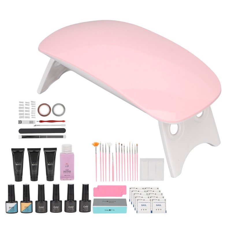 Nail Art Curing Lamp Base Top Coat Prevent Stick Water