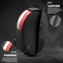 WYOX Premium Boxing Mitts for Men, Women & Kids – Durable Leather Focus Mitts, Muay Thai Pads, Curved Punching Mitts & Boxing Pads for Kickboxing, Karate, Krav MAGA, Taekwondo & Martial Arts Training