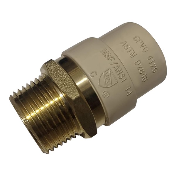 XFITTING CPVC Transition Coupling, 3/4 inch CPVC x 3/4 inch