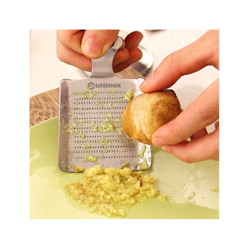 Cuisinox Stainless Steel Nutmeg Chocolate and Ginger Grater, 4.3" x