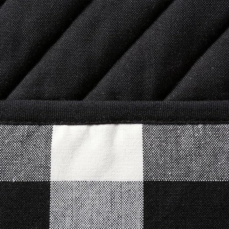 Daowwui -Check Classic Farmhouse Kitchen Set Insulation Pad Oven Mitt