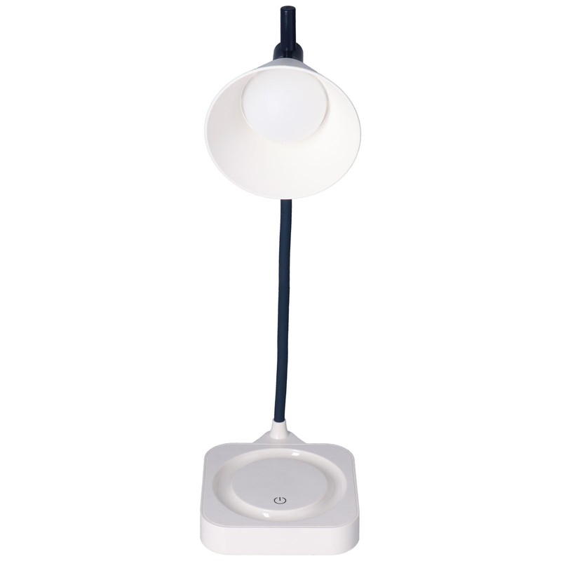 LED Table Light 3 Levels Dimming USB Charging Adjustable Gooseneck