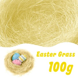 Dwafill Easter Decoration, Easter Basket, Easter Grass, Easter Eggs for Painting, Quail Eggs Decoration, Egg Colours Easter, Easter Nest for Filling, for Easter Nests, Easter Decoration for Crafts