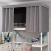 SIQITECHUK Bunk Bed Bottom Curtains Mid-Sleeper Tent Lightproof Cabin Canopy
