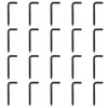INCREWAY 24 Pcs L Hook Screws L-Shaped Hooks Self Tapping