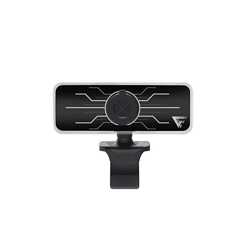 GAME FACTOR WG400 Webcam Gamer 1080P, Luz LED, USB, con