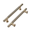 khtumeware 10 Pack 8 Inch(203mm) Drawer Handles Knurled Antique Champagne