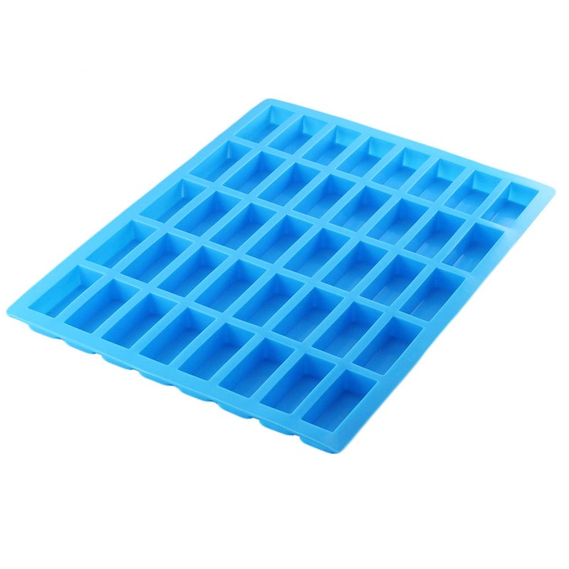 EPYHREHM 40 Cavity Narrow Rectangle Silicone Chocolate Molds Chocolate Bar