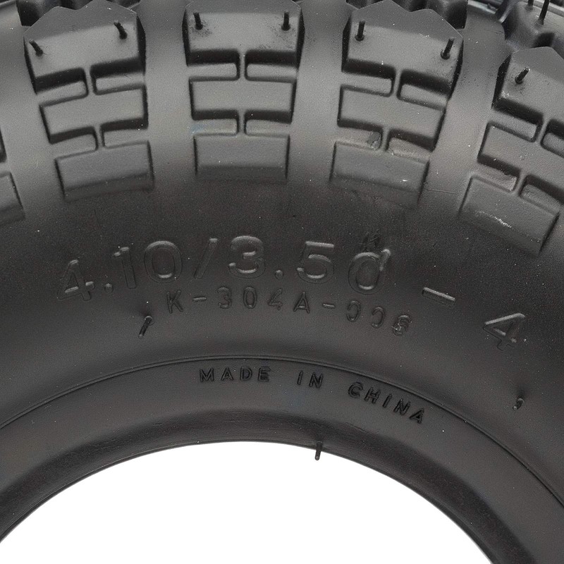Heavy Duty 4 Ply Tyre 4.10/3.50-4 Knobbly Tread 4 Inch