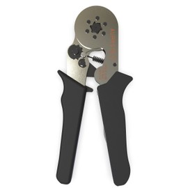 AUPROTEC Crimping Pliers 0.25-6 mm² Wire End Ferrules Pliers Hexagonal Crimping Pliers Self-Adjusting Cable Lug Pliers Crimping Pliers