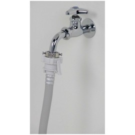Kakudai Water Supply Extension Hose for Washing Machines, 3.3 ft (1 m), One-Touch Connection, 436-72 x 1000