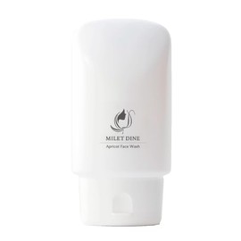MILET DINE Apricot Face Wash Face Wash 5.3 oz (150 g) Contains active ingredients such as pagitus extract, squalane, glycyrrhetinic acid, royal jelly extract, hyaluronic acid, and PCA