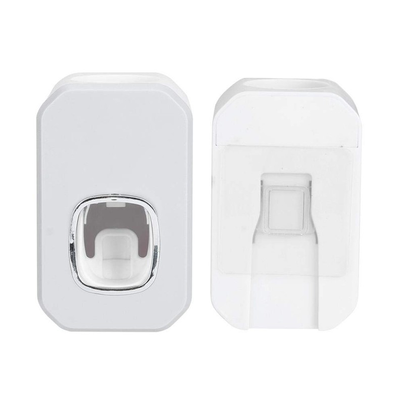 MAGT Automatic Toothpaste Dispenser, Punch Free Wall Mounted Automatic Toothpaste