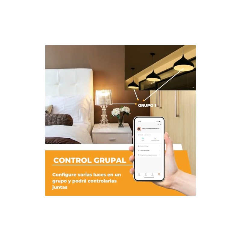 iGoto Foco Inteligente Dimmable A19 Wifi AVIA, RGB 2700 a