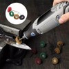 80 Pieces Abrasive Wheels, 1" (25mm) Abrasive Buffing Polishing Wheels