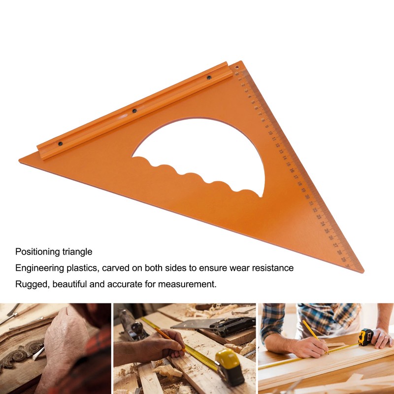 31 X 31cm Woodworking Triangle Ruler High Accuracy 90° Right