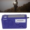 RD‑638T Hand Crank Flashlight Radio Multifunctional Portable Solar Emergency Weather