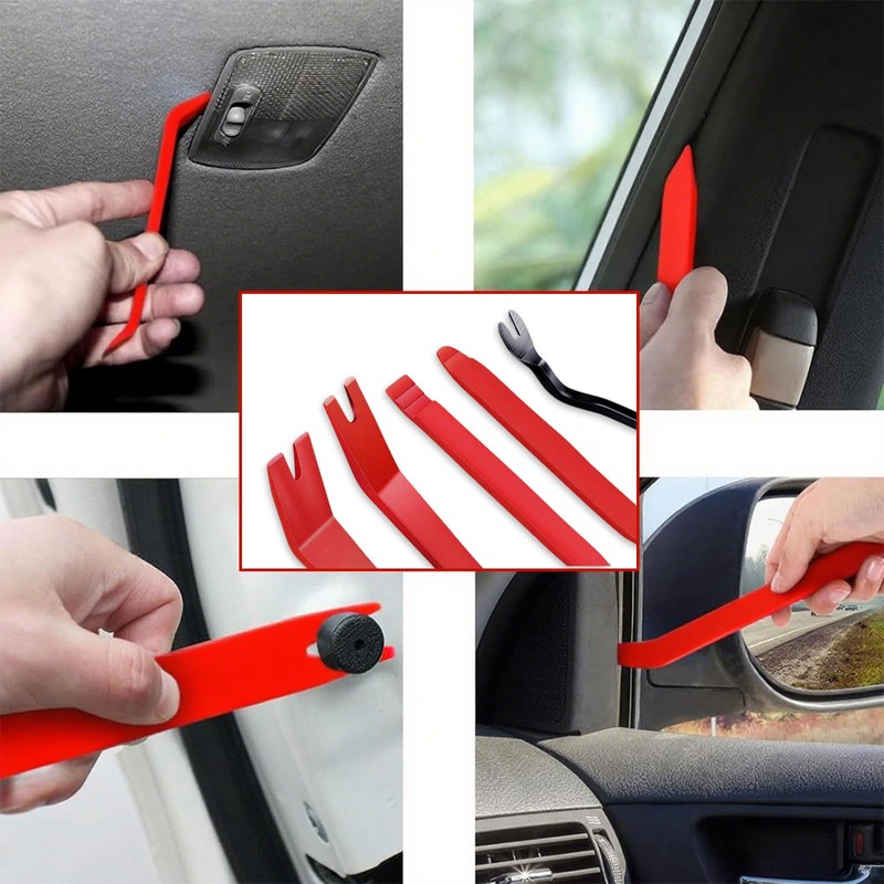 Menbyci 5Pcs Car Trim Removal Tool Kit, Panel Door Window