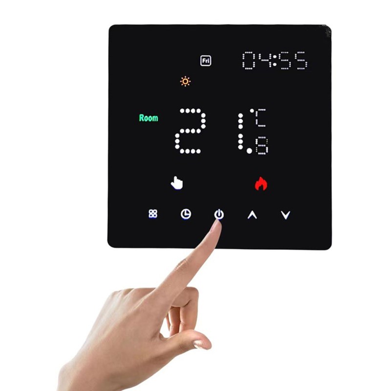 Temperature Controller Weekly Programmable Temperature Timing Setting Light Brightness Adjustable