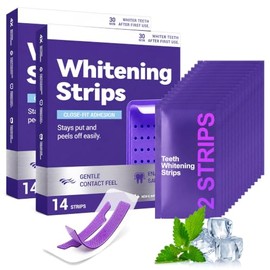 Tiras Blanqueadoras Dientes Piezas Whitening Strips Limpia Blanquea Eficazmente Elimina Manchas Café Bebidas