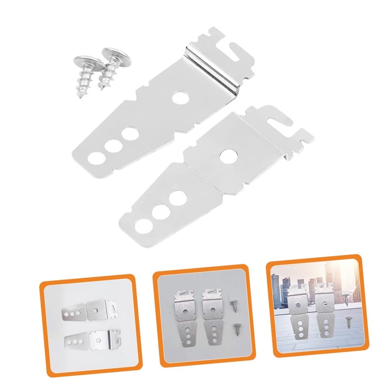 CAXUSD Sturdy Dishwasher Mounting Brackets for Granite Countertop Iron Dishwasher
