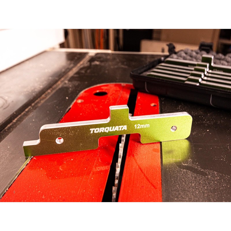 Torquata Set of 7 Metric Setup for Router Tables &