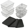 Shimomura 46178 Heat-resistant Clear Bat & Colander, 9-Piece Set