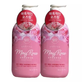 Happybath 해피바스 로즈 에센스 브라이트닝 바디워시 900g x2개 Happy Bath Rose Essence Brightening Body Wash 900g x 2 pieces
