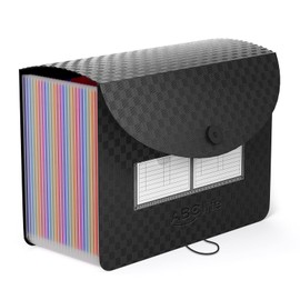 ABC life Document Folder A4, Folder A4, 26 Expanding File Organiser, Large Capacity Document Bag, Accordion Expandable Organiser Folder, Portable Sorting Folder for Home or Office Documents