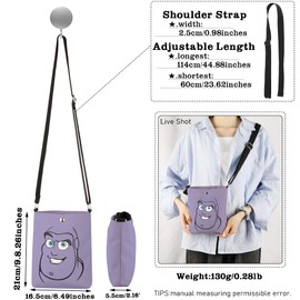 AKTAP Toy Movie Merchandise Gifts Buz L-Year Big Face Crossbody Bag Story Character Crossbody Purse Best Friendship Keepsake (CB, L-Year CB-HT)