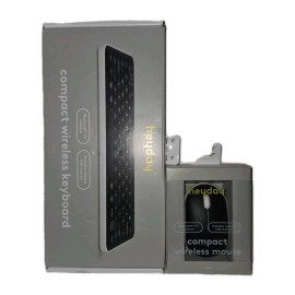 Heyday Compact Wireless Keyboard + Heyday Compact Wireless Mouse - Black & White