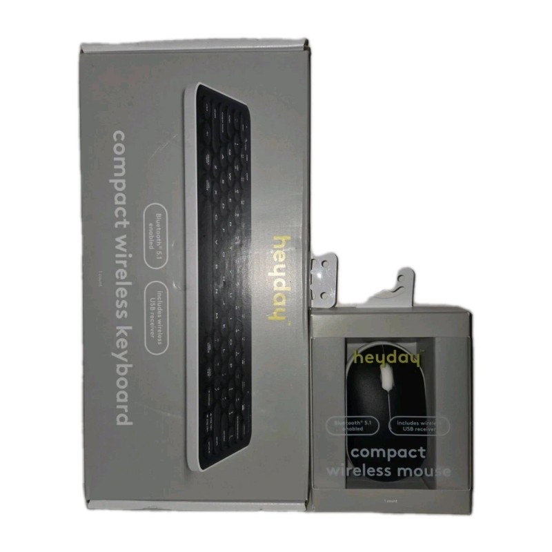 Heyday Compact Wireless Keyboard + Heyday Compact Wireless Mouse -