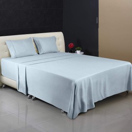 Utopia Bedding Bed Sheet Set - 3 Piece Twin Bedding - Soft Brushed Microfiber Fabric - Shrinkage & Fade Resistant - Easy Care (Twin, Spa Blue)