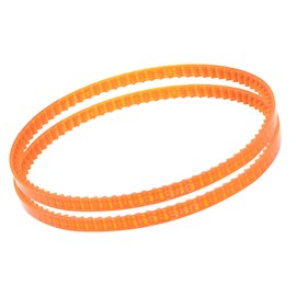 Kozelo 2Pcs MB340 Standard Sewing Machine Motor Belts - [340mm Girth x 4mm Thickness ] Polyurethane Motor Drive V-Belt for Household Electric Sewing Machine Use, Single Tooth, Orange