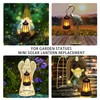 Mini Solar Lantern Lights Replacement for Outdoor Statue, Small Solar