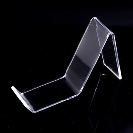 10 estantes de acrílico transparente para zapatos, para tiendas, expositores, soporte elevador de sandalias