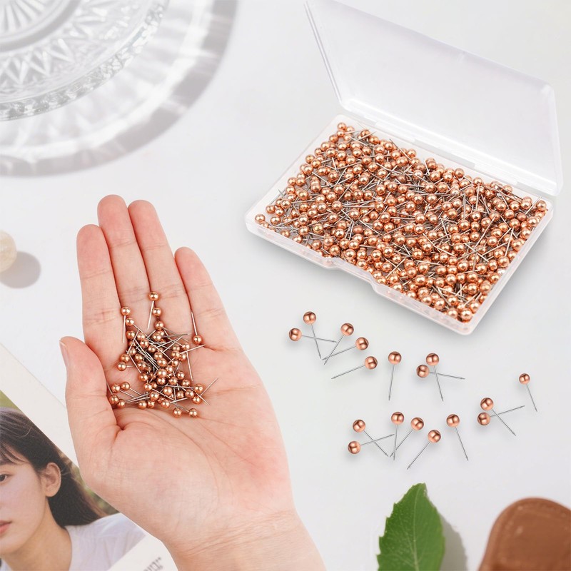 Shpucise 400Pcs World Map Push Pins Round Drawing Pins, Travel
